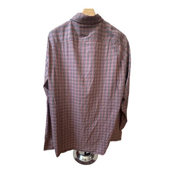 Faherty Brick and Charcoal Plaid Shirt - Picture 3 of 6